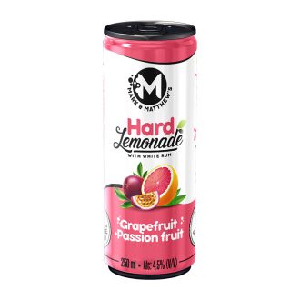   Mark & Matthew's Hard Lemonade Grapefruit-Maracuja 4,5% 0,25L