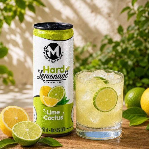 Mark & Matthew's Hard Lemonade Lime-Kaktuszfüge 4,5% 0,25L